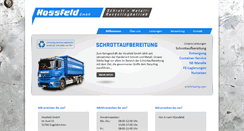 Desktop Screenshot of hossfeld.biz